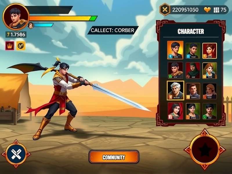 Desi Warriors character customization screen