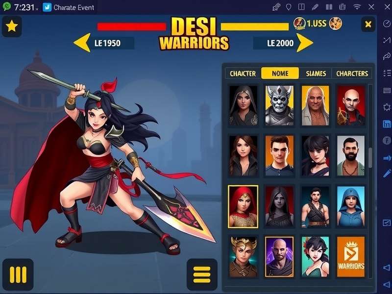 Desi Warriors community event screenshot